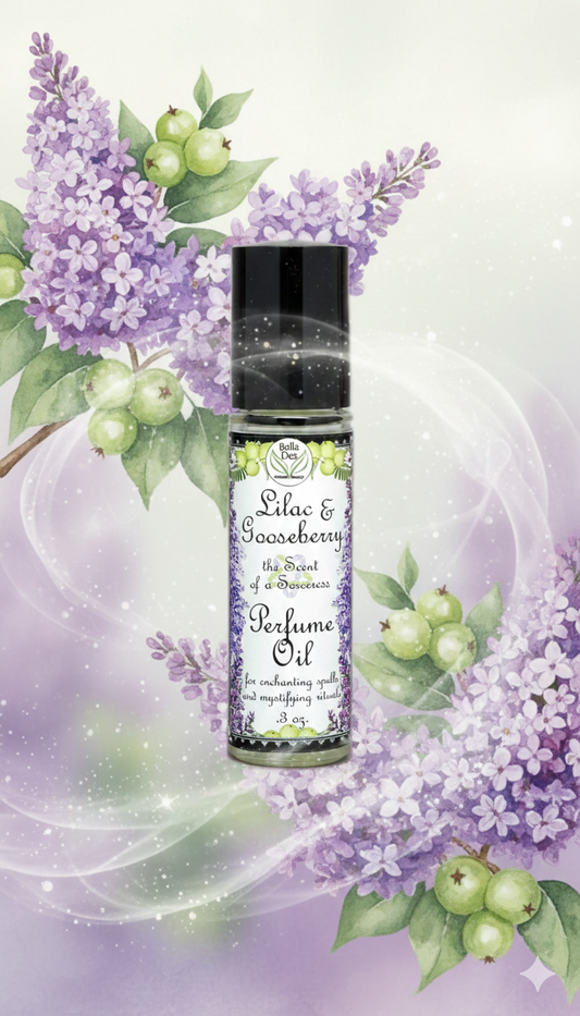 Aceite de perfume de lila y grosella | Roll-on de 85 ml | Fragancia sin ftalatos | Perfume Yennefer "Scent of a Sorceress" de Bella Des Natural Beauty