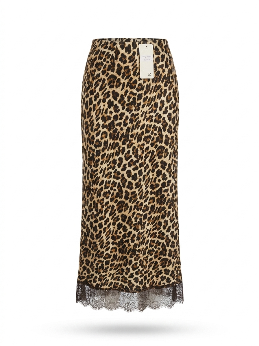 Falda Leopardo